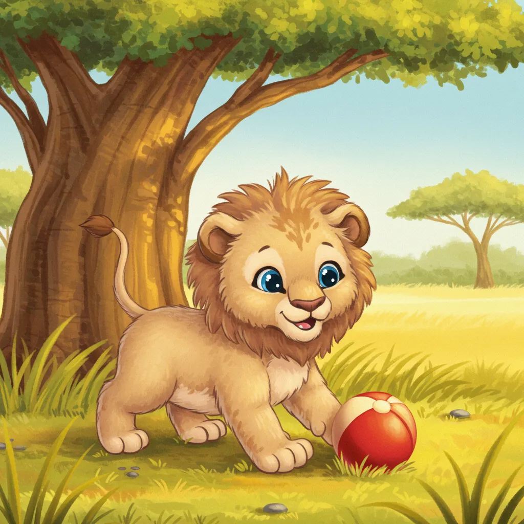 Leo the Lion Cub Learns to Say Sorry