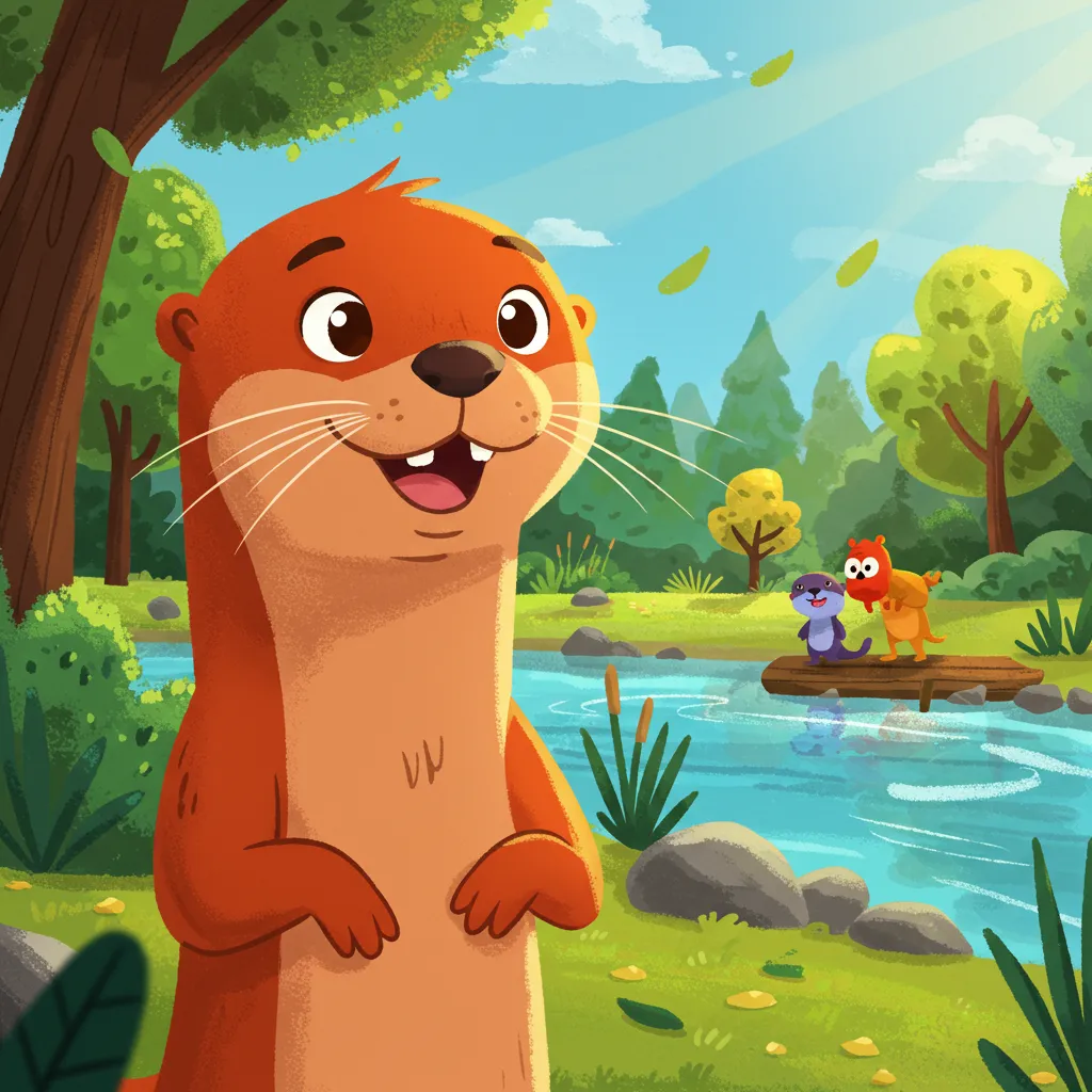 Ollie the Otter Learns to Say Thank You