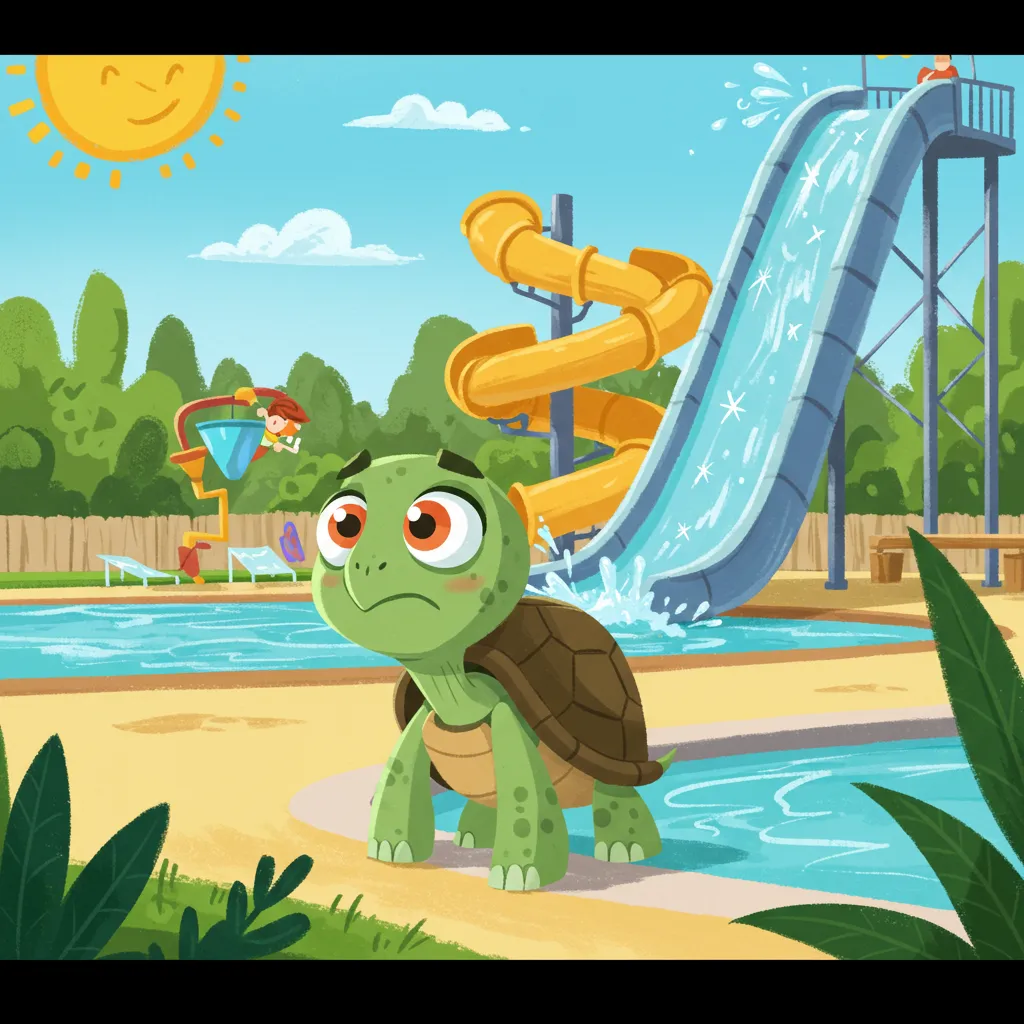 Timmy the Turtle and the Big Slide