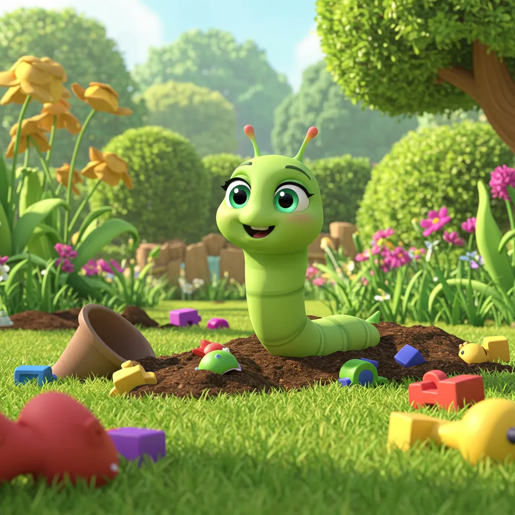 Willow the Worm Learns to Clean Up